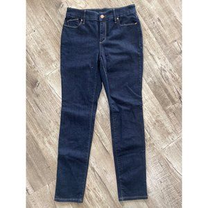 Chico's Stretch Regular Fit Denim Skinny Jeans Medium Wash Blue Womens Size 4R